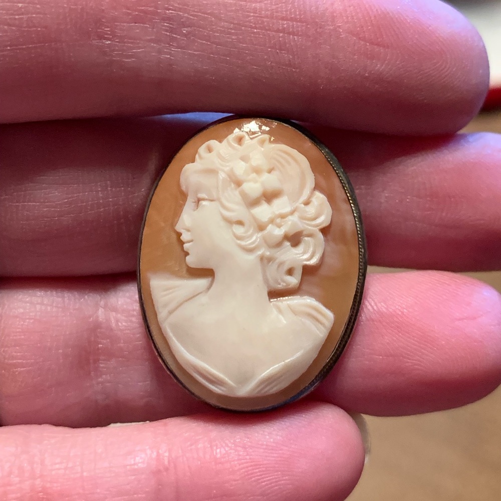 Cameo brooch